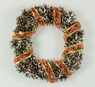 Christmas wreath Stock Photos