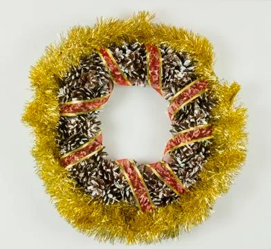 Christmas wreath Stock Photos