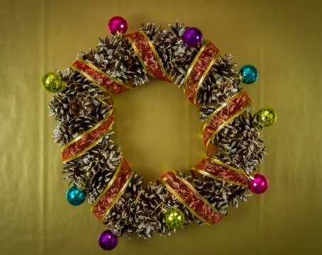 Christmas wreath Foto stock