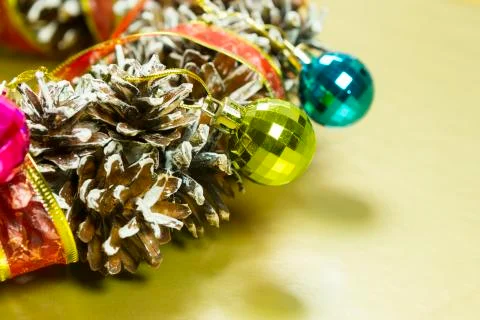 Christmas wreath Stock Photos