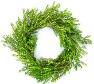 Christmas wreath Stock Photos