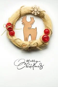 Christmas wreath. Stock Photos