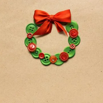 Christmas wreath. Stock Photos