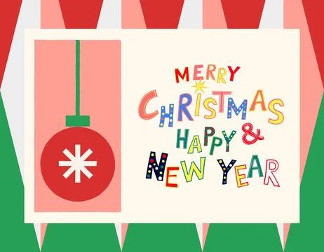 Christmas Year 2024 - 20 Stock Illustration