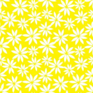 Christmas Yellow Holiday seamless pattern background Stock Illustration