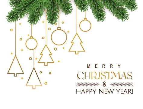 Christmas_tree_121 Stock Illustration