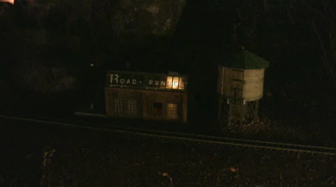 ChristmasLuminariaTrain Stock Footage 301059