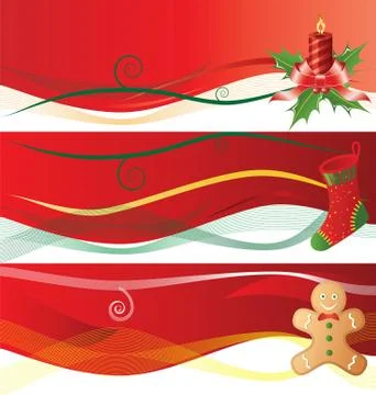 Christmass banners Stock Illustration