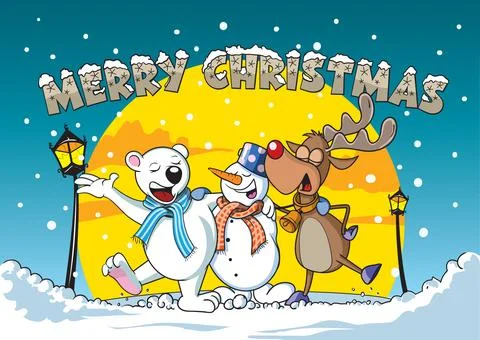 Christmass card Stock Illustration