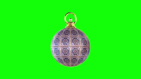Christmass decorative element o n green screen green background Stock Footage 201300078