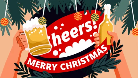 CHRISTMASS DEER LANDSCAPE 3 库存影片 331832317