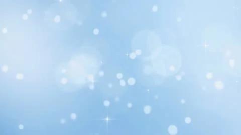 Christmass snowfall with sparkles - loopable backgrounds Stock Footage