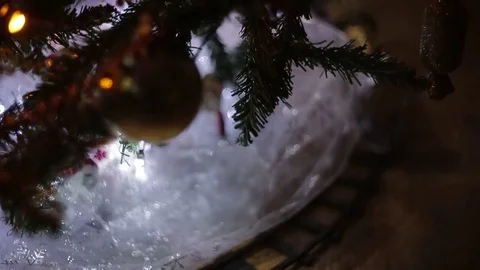 Christmass Train Stock Footage 72140850