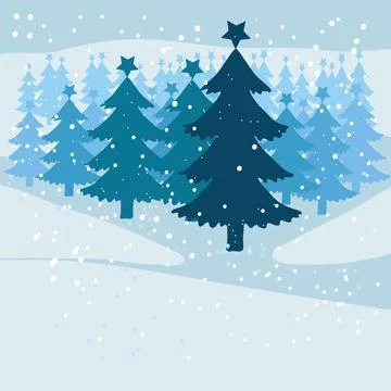 ChristmasTree background Stock Illustration