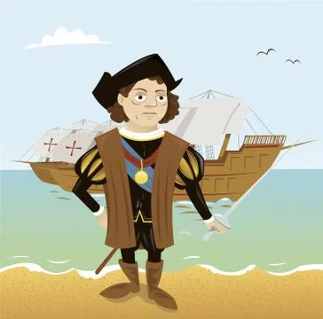 Christopher columbus Stock Illustration