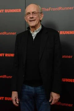  Christopher Lloyd attending The Front Runner Premiere at MoMa on October ... Stock Photos