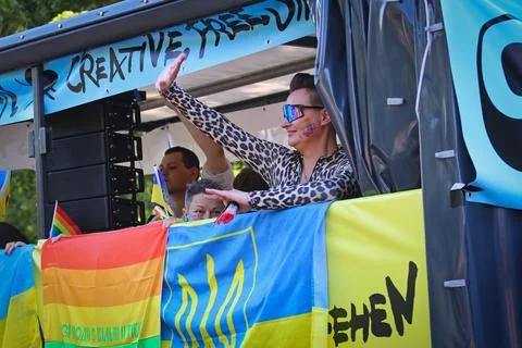 Christopher Street Day (CSD) Pride Parade, Berlin, Germany Photos