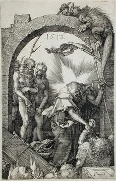 Christ's Descent into Hell. Albrecht Drer (Germany, Nuremberg, 1471-1528). .. Stock Illustration