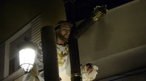 Christ's forgiveness Stock Footage 55209283