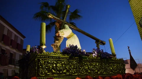 Christ's forgiveness Video stock 55211515