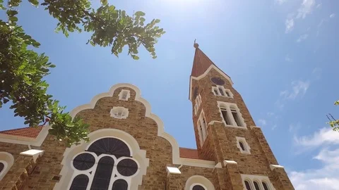 Christuskirche, Windhoek Stock Footage 83236146