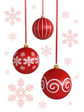 Chritmas balls Stock Illustration