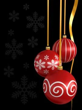 Chritmas balls Stock Illustration