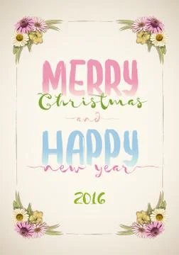 Chritmas Message Stock Illustration