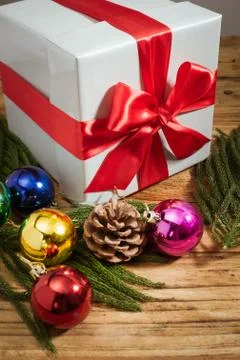 Chritsmas present Stock Photos