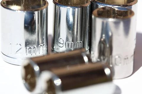 Chrom Vanadium Nüsse Stock Photos