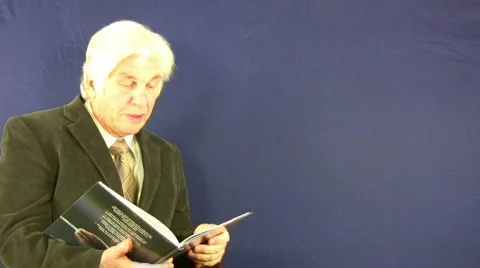 Chroma Blue Lecture Stock Footage 74228