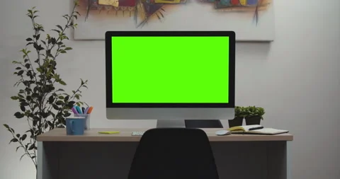 Chroma Computer in a 3D animation Stock Footage 251103976