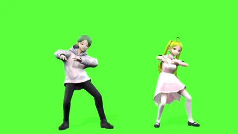 Chroma Key Animated 3D Digital Human Dance Sequence 2 Видео 320396087