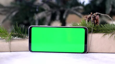 Chroma key green screen copy space Stock Footage 167246651