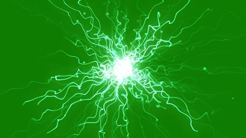 Chroma key light streaks abstract background. Stock Footage 109184442