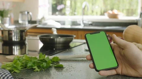 Chroma key phone Stock Footage 128427852