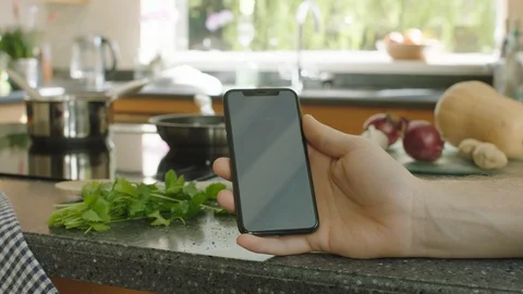 Chroma key phone Stock Footage 128433701