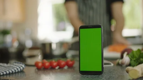 Chroma key phone Stock Footage 128447706