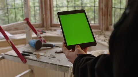 Chroma key phone Stock Footage 128460357