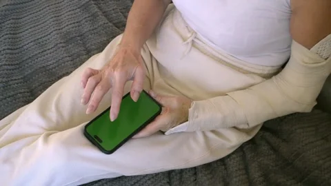 Chroma key phone Stock Footage 259635838