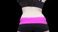Chroma keyed video of young woman gyrating her hips to music - 1 HD Footage