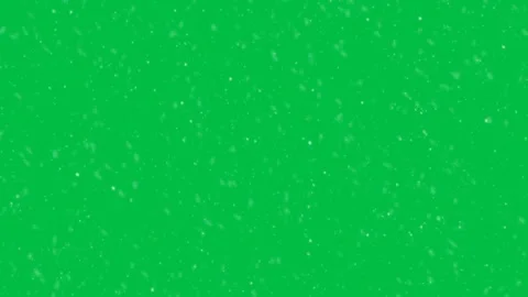 Chroma Snowfall: Infinite Loop of snowflakes Particles Stock Footage 229337270