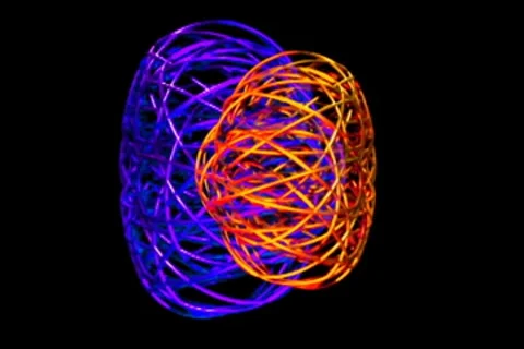 Chroma720 hypernode flower left Video stock 8525402