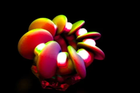 Chroma720 mushroom dance right Video stock 8525457