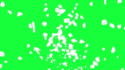 Chromakey 3d animation of background abstract white spheres explosion. Stock Footage 115691557