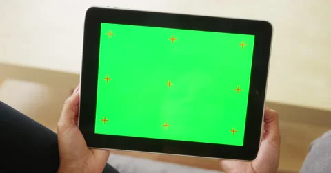 Chromakey on tablet Stock-Footage 44499106