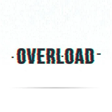 Chromatic aberration lettering style  Vector distorted glitch effect. on matr Stock Illustration