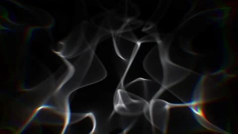 Chromatic aberration smoke effect animat... Stock Video Pond5