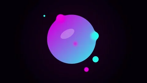 Chromatic Abstract Orb Animation Loop for Modern Technology Background 库存影片 333891242