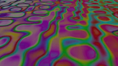 Chromatic Dream Wave – Psychedelic Smooth Kaleidoscope Loop Stock Footage 319811988